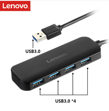 联想（Lenovo）A601 USB分线器1.5米 高速扩展坞/4口